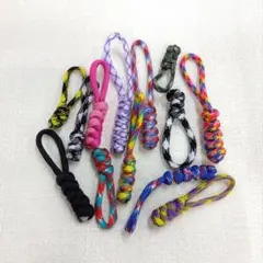 カラフルパラコードジッパータブ ランダム6個セット②