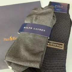 Ralph Lauren グレーソックス 2足セット