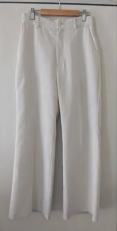 Heather スラックス ワイドパンツ