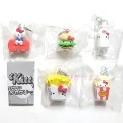 ハローキティ　アメリカンデザインめじるしアクセサリー　コンプリートセット　ガチャ