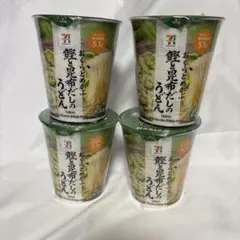 セブンイレブン　おくらとめかぶ　鰹と昆布だしのうどん　4個セットのサムネイル