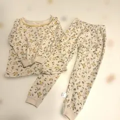 花柄 100%コットン KIDSパジャマ 120cm