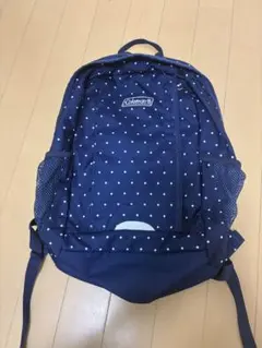 Coleman ネイビードットリュック