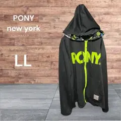 PONY ポーニー　水着 パーカー　フルジッパー ラッシュガード　LLのサムネイル