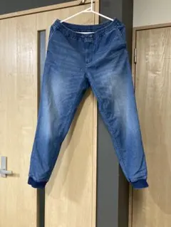 GU ジーユー デニム スウェット イージーパンツ メンズ S