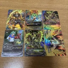 バディファイト 絆竜団デッキパーツ　6枚セット