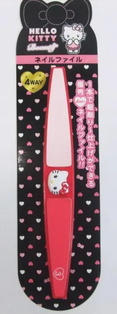 サンリオ ハローキティ ビューティー ネイルファイル (レッド) 爪やすり