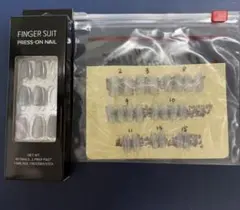 FINGER SUIT プレスオンネイル 水光ネイルSugarRush