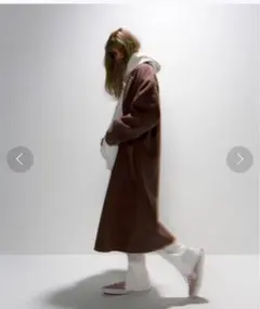 VICTIM LONG COAT ビッグシルエットハンドリバーロングコート