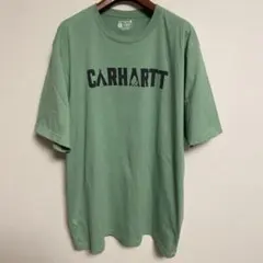 Carhartt ロゴプリント Tシャツ グリーン 2XLのサムネイル