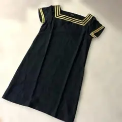 Ａ.Ｐ.Ｃ　ミニワンピース　スクエアネック　ネイビー　XS チュニックのサムネイル