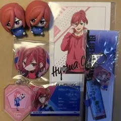 ブルーロック　千切豹馬　キーホルダー　おすわりフィギュア　ポストカード　缶バッジ