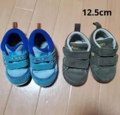 ニューバランス アシックス 靴 ブルー 12.5cm