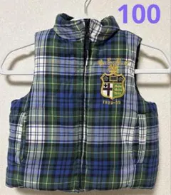 ラルフローレン　リバーシブルダウンベスト100