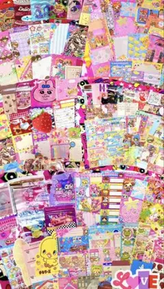 平成レトロ バラメモ ジップバッグ おすそ分け 大量 平成ギャル 平成女児