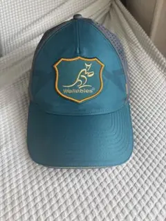 Wallabies キャップ OS ターコイズ/グレー