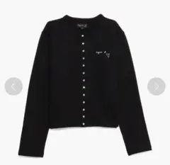 agnès b. WEB限定 ロゴカーディガンプレッション