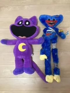 ナムコ限定 ハギーワギー　 キャットナップ　BIGぬいぐるみ2体のサムネイル