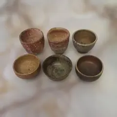 作家物 陶芸家 作者不明 森岡成好 備前焼 備前 焼締 ぐい呑 猪口 盃 箱