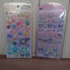 うるちゅるシール【サンリオキャラクターズ】コットンシール【マイメロ　クロミ】