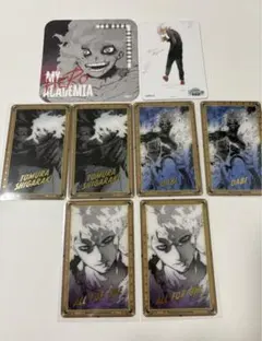 ヒロアカ 死柄木弔 荼毘 AFO 箔押しクリアカードコレクション