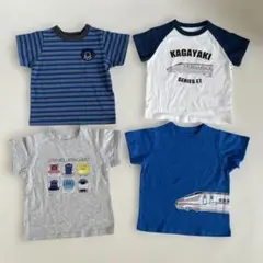 新幹線デザインTシャツ4枚セット　９５サイズ