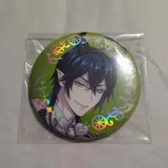 ツイステ プラチナジャケット オーロラ箔 缶バッジ マレウス