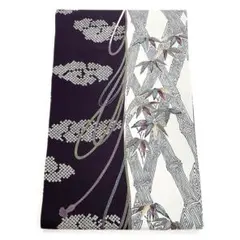 専用帯6711 ●高級 正絹 紅型 名古屋仕立て 全通 名古屋帯