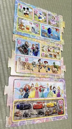 ディズニー 知育ジグソーパズル 1〜10 数字学習のサムネイル