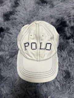 POLO ホワイト ベースボールキャップ