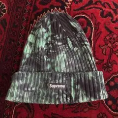 Supreme 花柄ニット帽 グレー　深めで大きめです Supreme 花柄 ニット帽 - メルカリ
