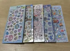 プチドロップステッカー　チェリジェムステッカー5枚セット