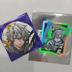 桃源暗鬼　氷鷹零　コミケ　c108　缶バッジ＆オーロラホログラムダイカットシール