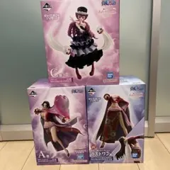 ワンピース　一番くじ　ラストワンハンコック、A賞ハンコック、C賞ペローナ