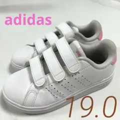adidas アディダス キッズ スニーカー 子供 アドバンコート 19.0cm