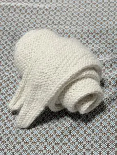 ハマナカポーム&サンネスガーン　ハンドメイドソフィースカーフみたいなミニマフラー