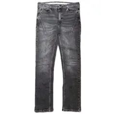 【極美品】NUMBER NINEストレッチダーツ音符ブラックデニムパンツ黒3宮下 極美品】NUMBER NINEストレッチダーツ音符ブラックデニムパンツ黒3宮下