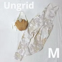 Ungrid ボタニカル柄 アロハプリントサロペット 戸田恵梨香着用 M