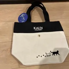 KALDI ネコの日バッグ　猫デザイン トートバッグ