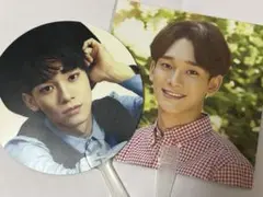 EXO チェン　ジョンデ　うちわセット