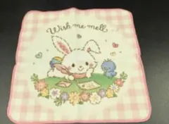 値下げ‼︎サンリオ　ウィッシュミーメル　ミニタオル　ピンク　タオルハンカチ　新品