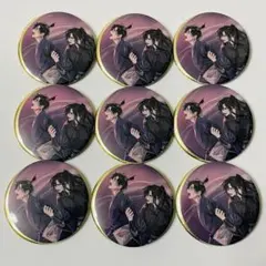 魔道祖師 完結記念展 ゴールドメタリック 缶バッジ 第二期 義城① 9点