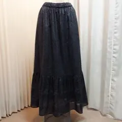 ユニクロ×アナスイ　コラボ　ティアードロングスカート　サイズ M