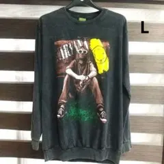 NIRVANA カートコバーン 長袖リブ スウェット ロンT　ロック　バンド