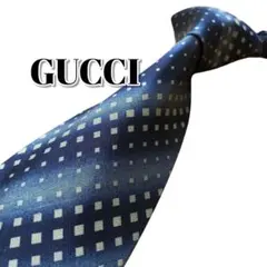 ★GUCCI★　グッチ　ネイビー系　ストライプ　イタリア製