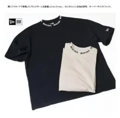 NEW ERA ネックロゴ Tシャツ ブラック Lサイズ ゴルフのサムネイル