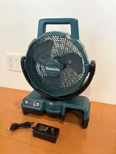 【美品】マキタ CF203DZ(青) 自動首振り機能付き充電式ファン 14.4Vのサムネイル