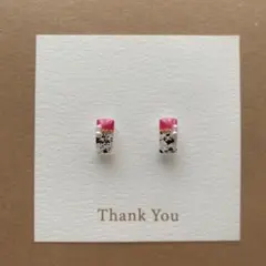 c-587バイカラーダルメシアンピアス