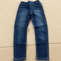 GU ダークブルースリムフィットジーンズ