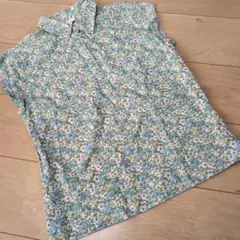 SHIPS 花柄 半袖シャツ　ブラウス　リバティ　S